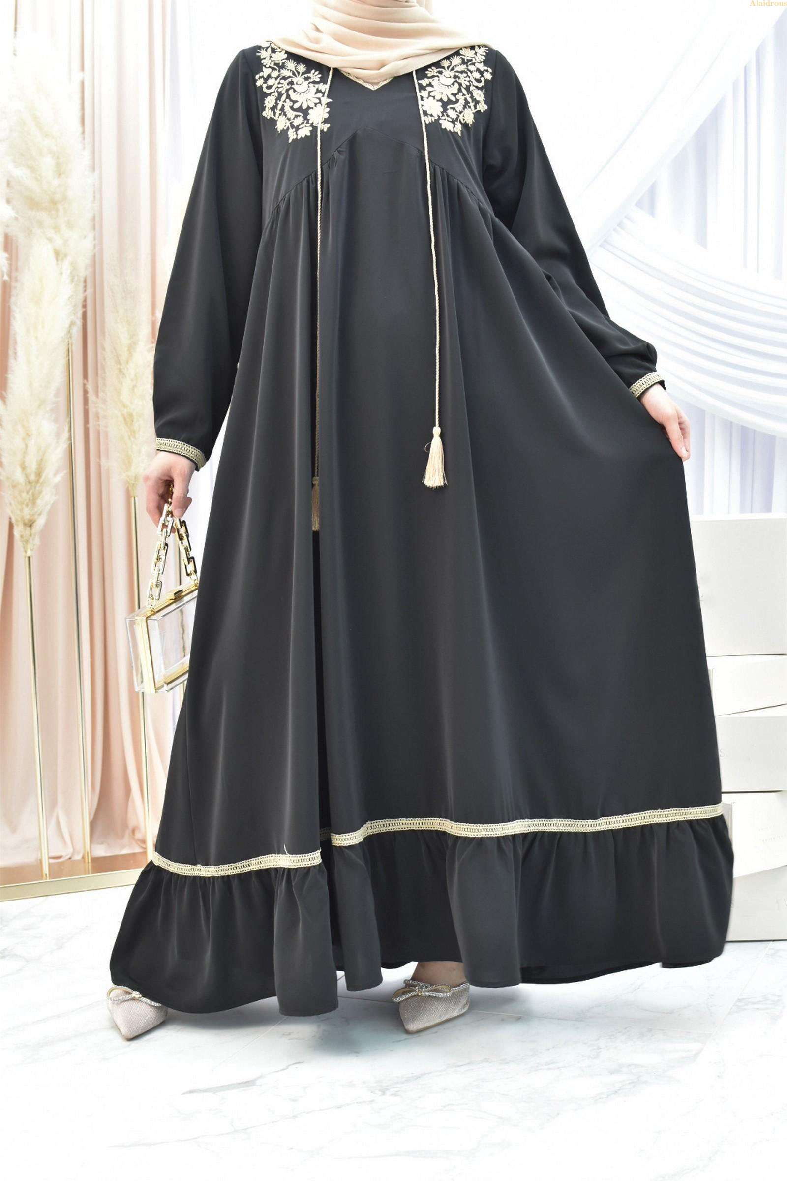 Black Corliss Luxury Abaya