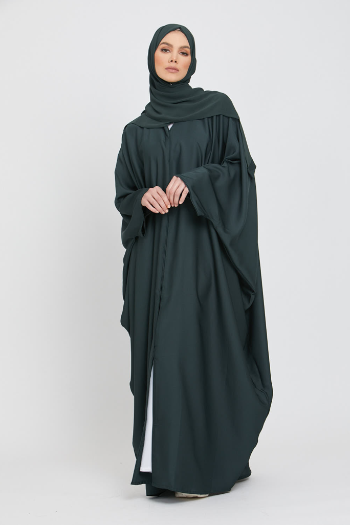 Abaya Syari Bubble Pop Bunga