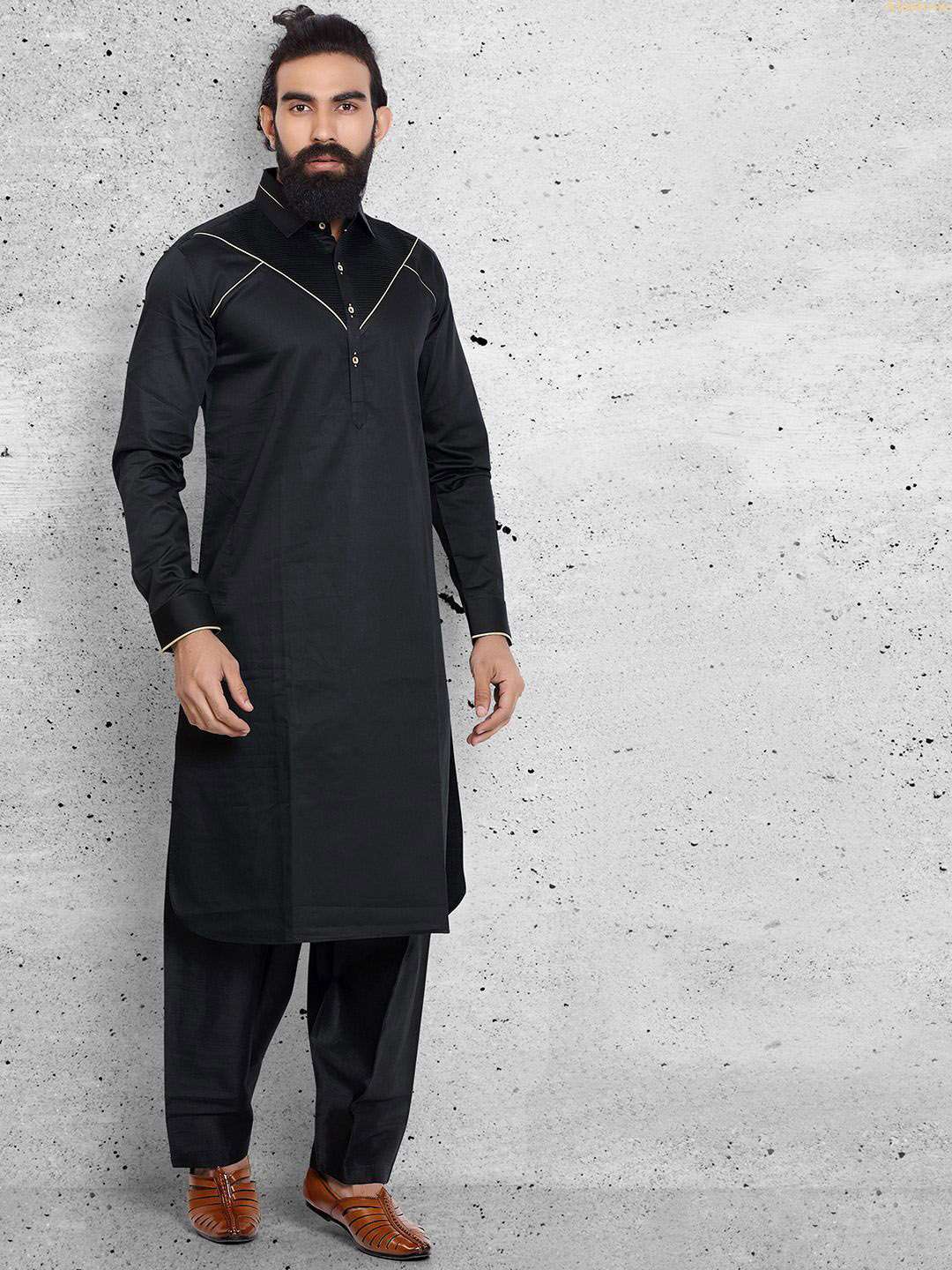 Zaflan Black Pearl Kurta