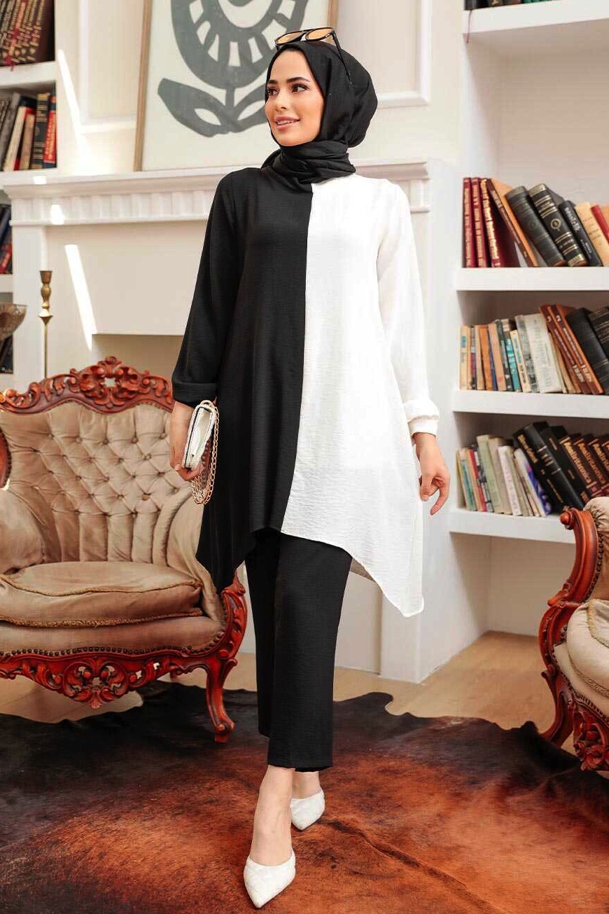 White Black Tunic